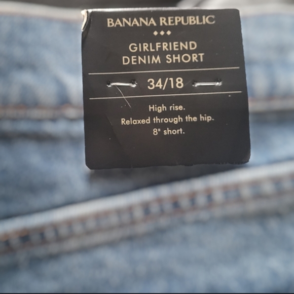 Denim shorts bremuda shorts raw hem - Picture 4 of 5